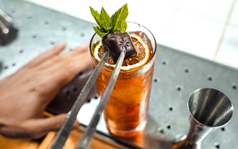 cocktail con kombucha