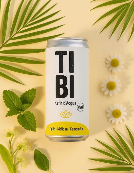 Kefir d'Acqua al Tiglio, Melissa e Camomilla (330 ml) - TIBI