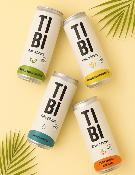 Box Degustazione Kefir d'Acqua (4 Gusti) in lattine 330ml - TIBI