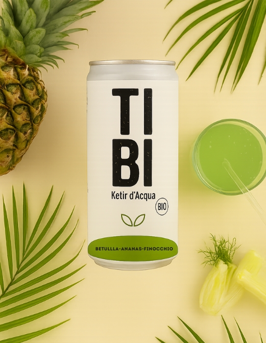 Kefir d'Acqua Betulla, Ananas e Finocchio (330ml) - TIBI
