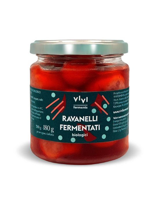 Ravanelli Fermentati BIO (180 gr) - Vivi Ferments