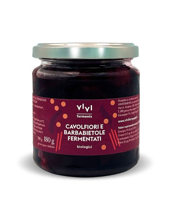 Cavolfiori e Barbabietole Fermentate - Vivi Ferments