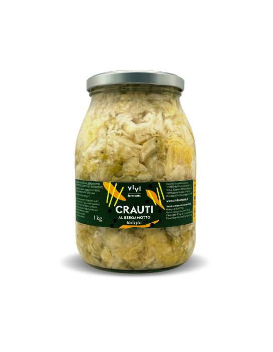 Crauti al Bergamotto (1KG) - Vivi Ferments