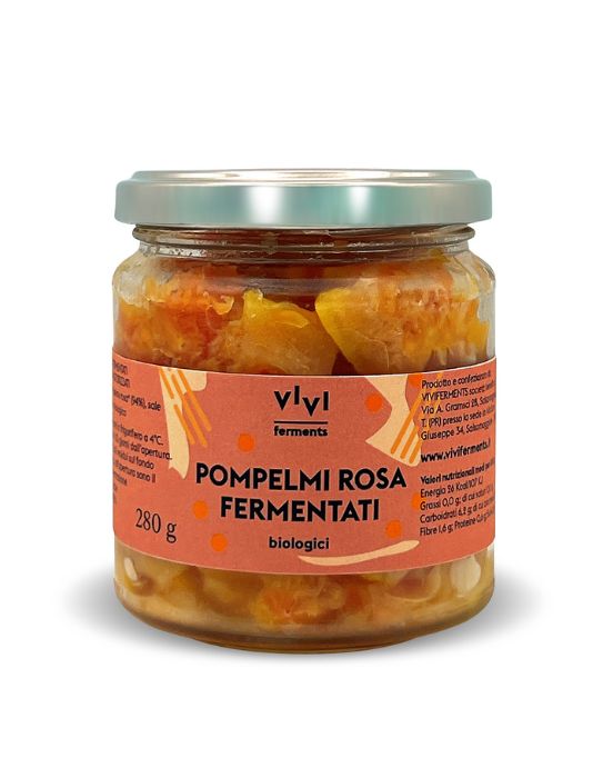 Pompelmi Rosa Fermentati - Vivi Ferments