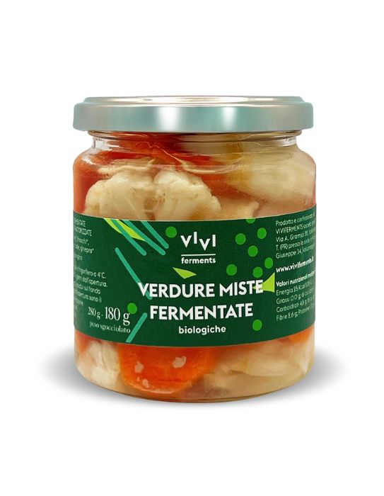 Giardiniera Fermentate (Verdure Miste) - Vivi Ferments