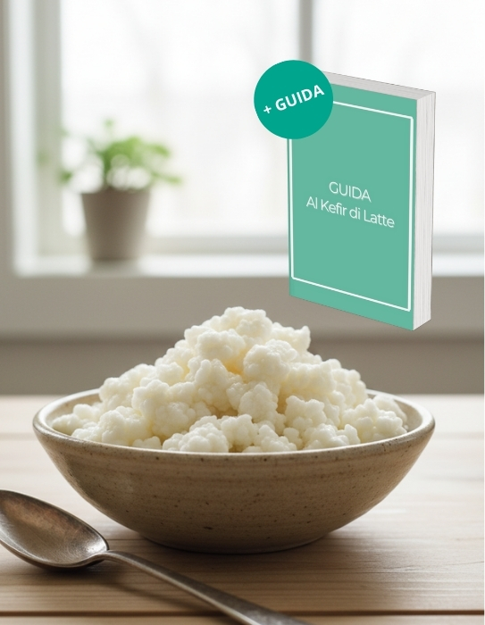 Grani di Kefir di Latte (10g) + Guida all'Autoproduzione