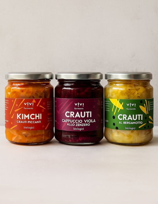 Box Degustazione Crauti (3 Varianti) - Vivi Ferments