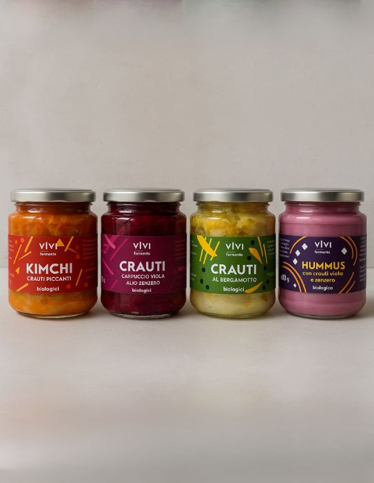 Maxi Box Degustazione Crauti (4 Varianti) - Vivi Ferments