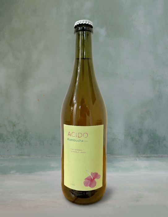 Kombucha 03 – Ibisco & Tè Nero alla Rosa (75 cl) - AcidoLab - immagine 2