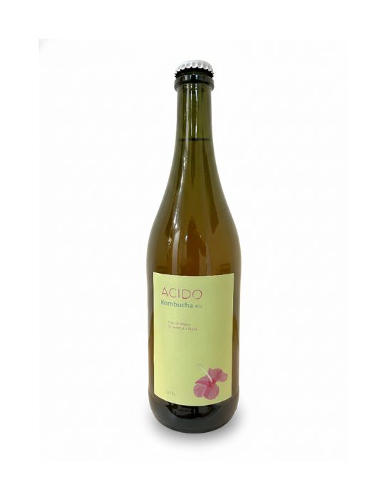 Kombucha 03 – Ibisco & Tè Nero alla Rosa (75 cl) - AcidoLab - immagine 3