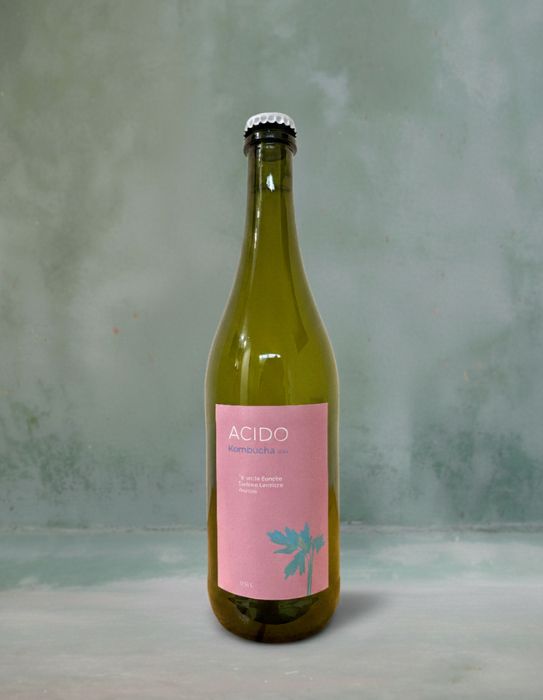 Kombucha 04 – Bancha Primaverile, Melissa & Levistico (75 cl) - AcidoLab - immagine 2