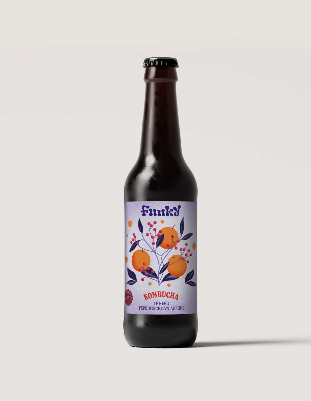 Kombucha Pepe di Sichuan e Agrumi (33 cl) - Funky Fermenteria - immagine 2