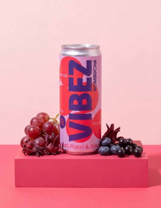[NOVITÀ] Kombucha Frutti Rossi e Ibisco BIO - VIBEZ