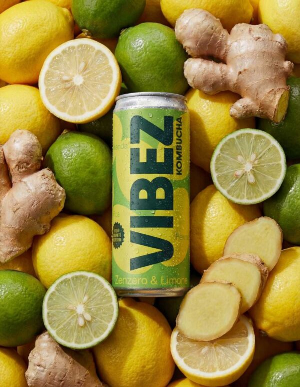 [NOVITÀ] Kombucha Zenzero e Limone BIO - VIBEZ