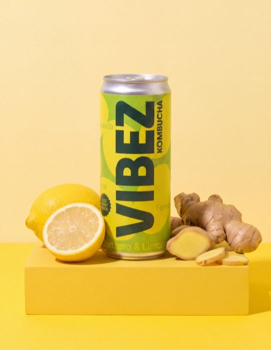 [NOVITÀ] Kombucha Zenzero e Limone BIO - VIBEZ
