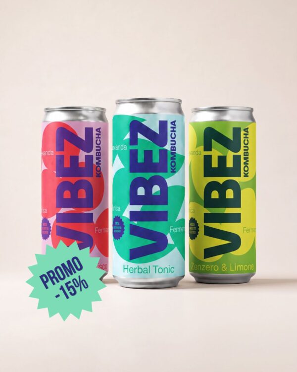 [NOVITÀ] Box Degustazione Kombucha (3 Gusti) - VIBEZ