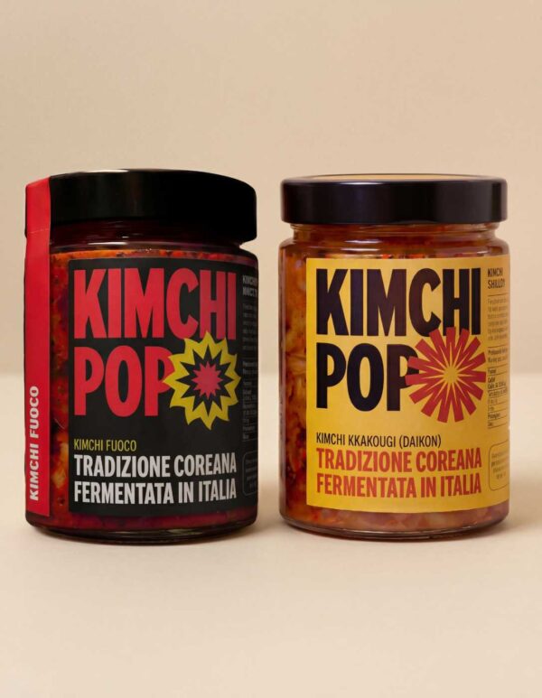 Box Kimchi Essential n.4 (2 barattoli da 500g) - KIMCHI FUOCO e KKAKDUGI